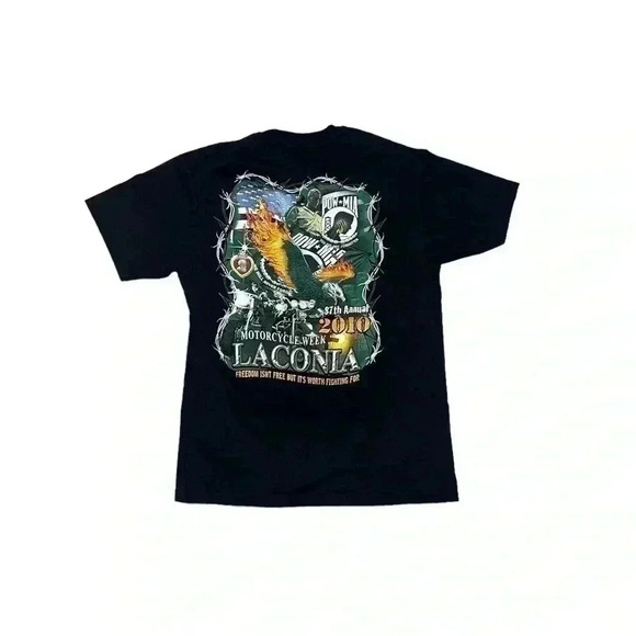 Laconia Motorcycle Week 2010 T-Shirt Size Medium - Picture 2 of 2